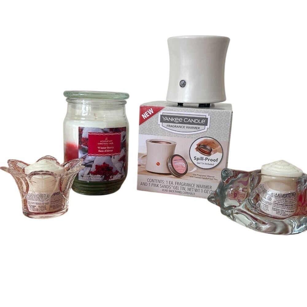 New Candles and Used Candle Warmer